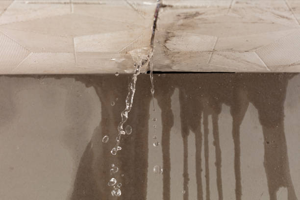 Professional Burst Pipe Cleanup technician working in Burlington, MA